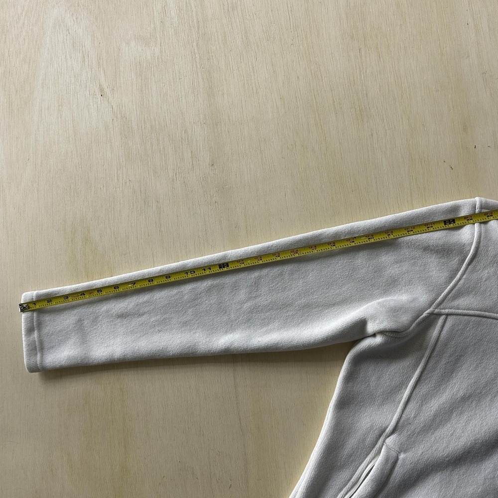The North Face Jacket Womens Small White Fleece Full Zip Pockets Lightweight - Picture 6 of 8